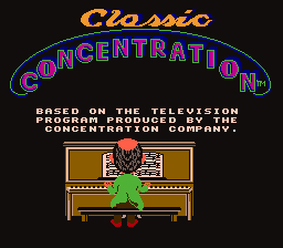 Classic Concentration (U) [!]-video